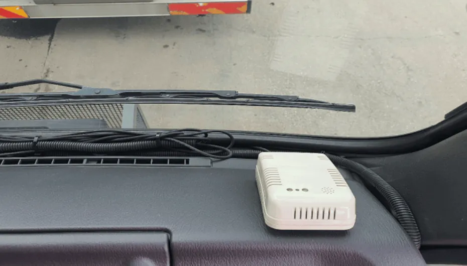 청소 살수차량 정보단말기