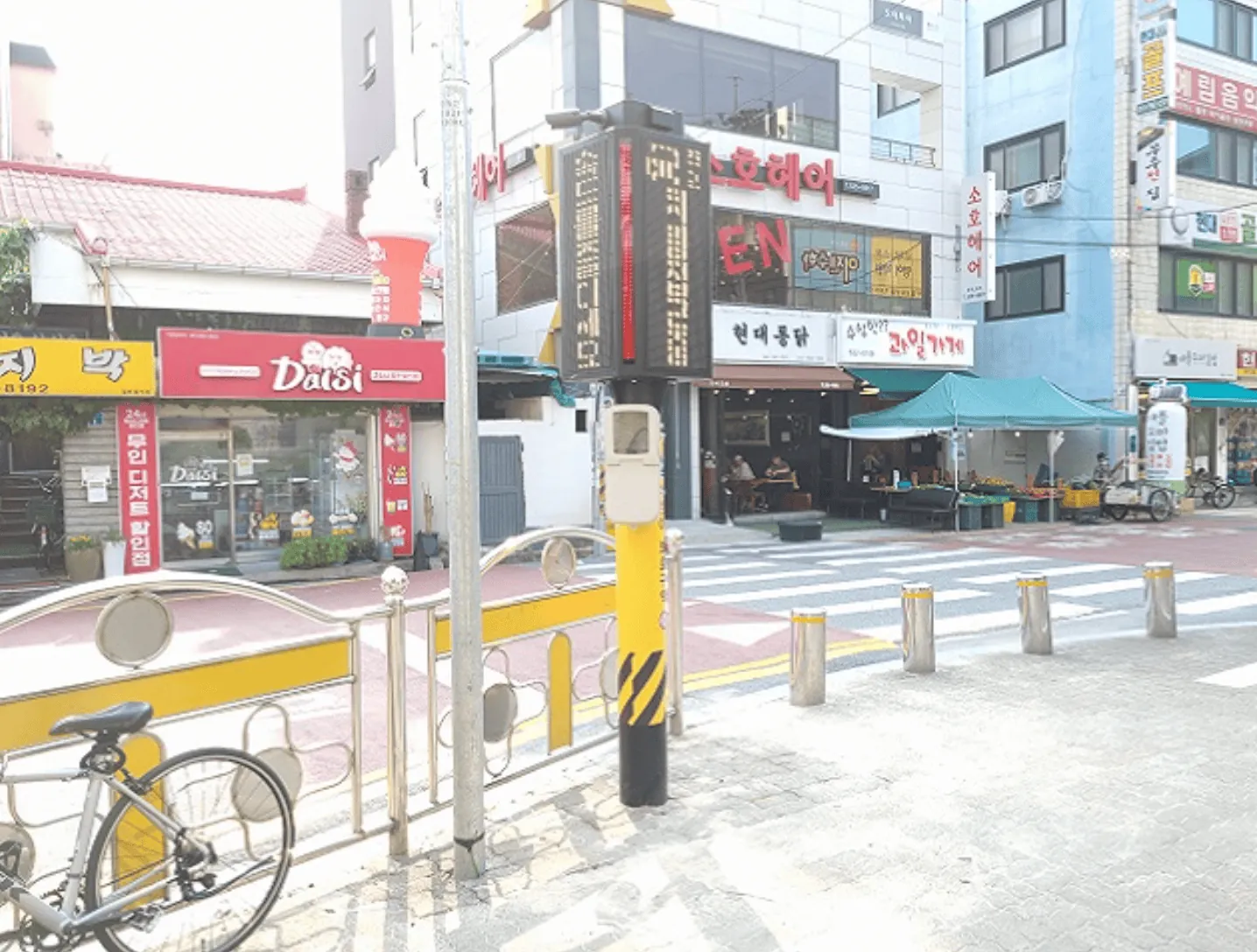 어린이보호구역 전광판 설치 사례 4