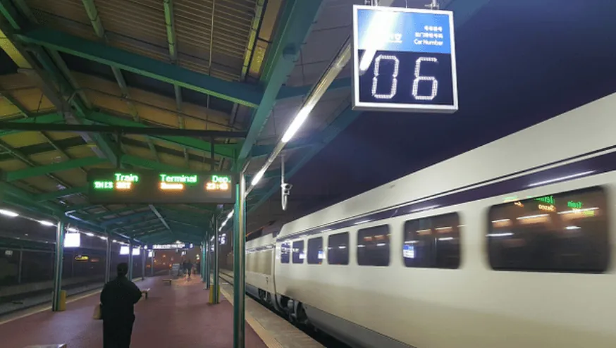 동적 호차표시기 설치 사례